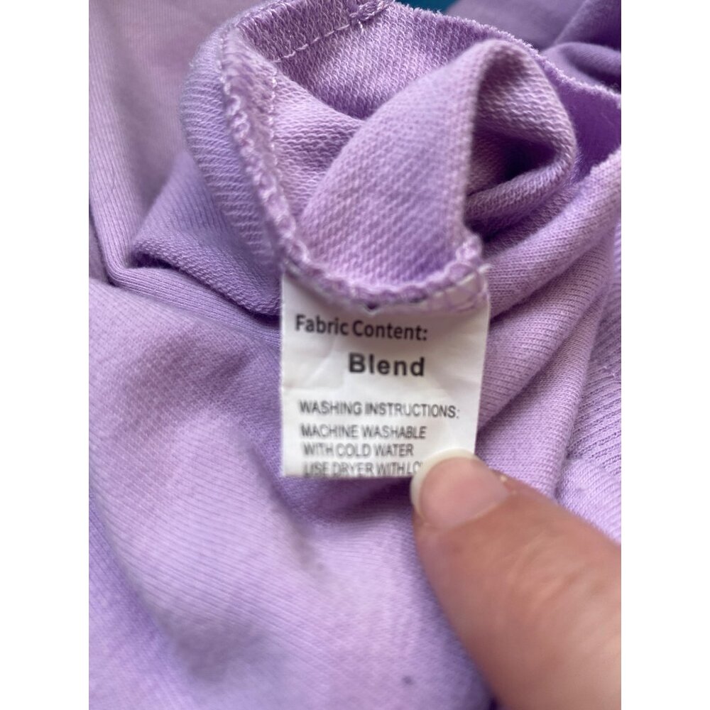 Sleeveless Jogger Style Lavender Jumpsuit With Keyhole Size S - Picture 7 of 7
